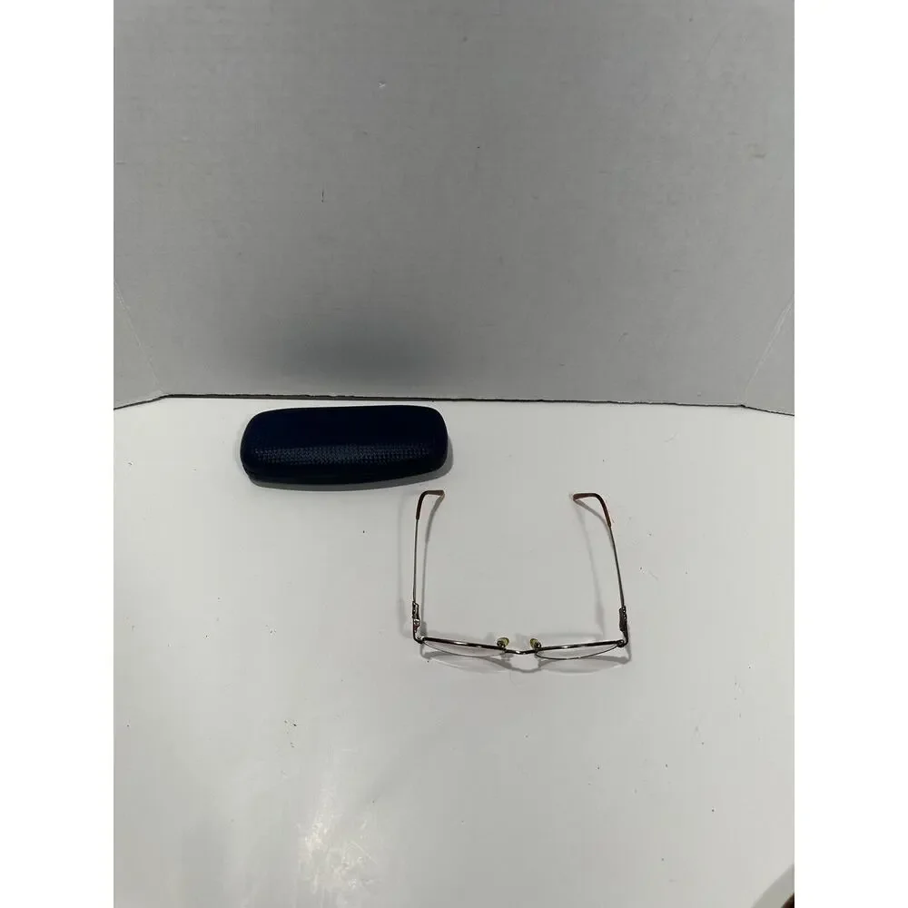 SAKS FIFTH AVENUE Full Rim Oval Vintage Womens Eyeglasses Frame 135 + Blue‎ Case